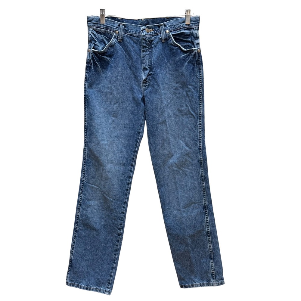 Wrangler Jeans Mens 31x32 Blue Cowboy Cut 933SENV Straight Leg Denim Western